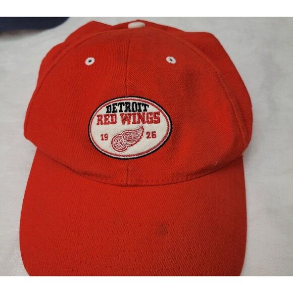Vintage RARE Detroit Red Wings Hockey Hat Cap Patch Twins Ent. Official 1926 EUC - Picture 3 of 11